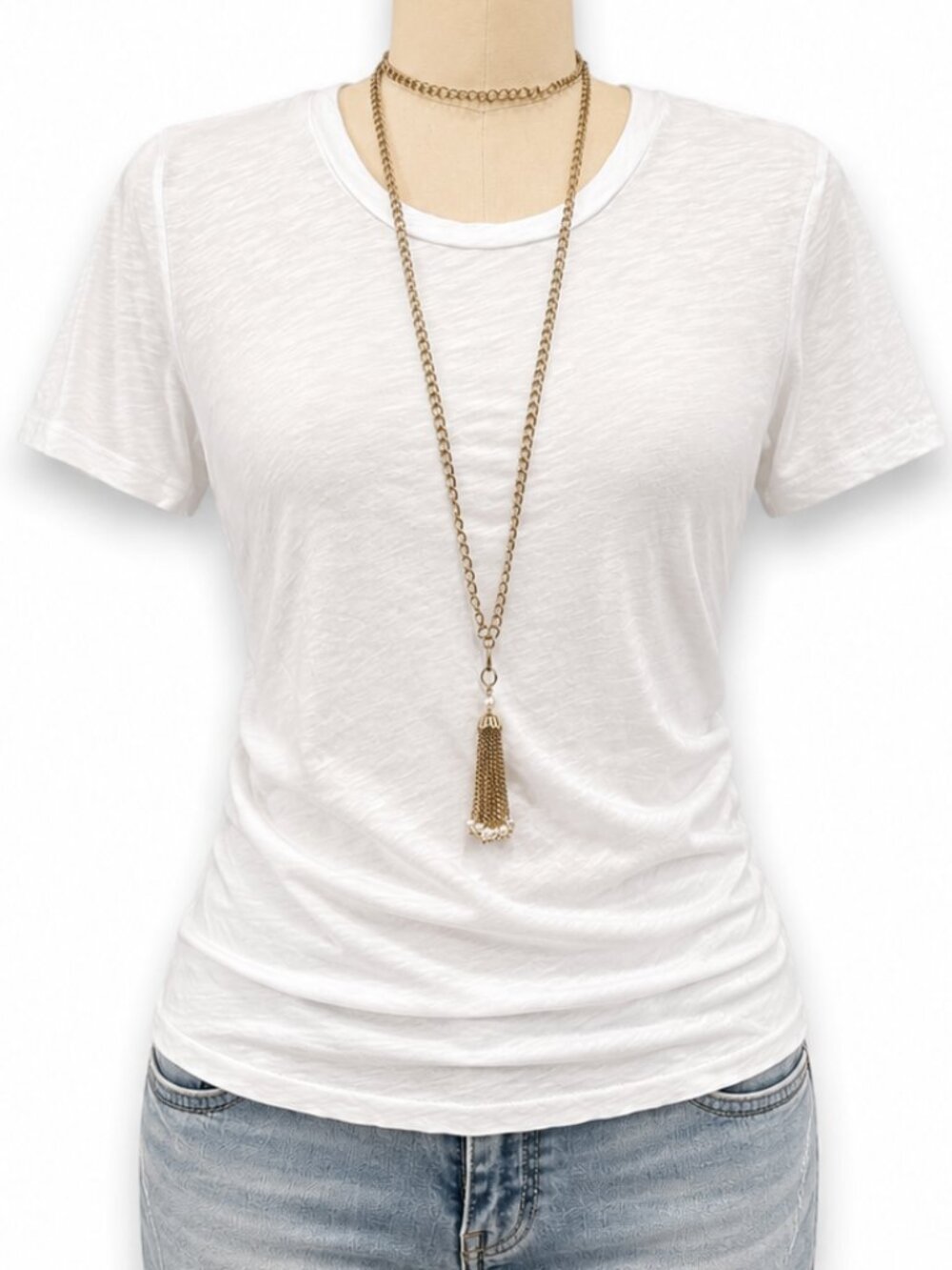 💋 🌟 J. Crew Vintage Cotton Tee Shirt | ClassicWhite | Size XS | Pristine Cond.